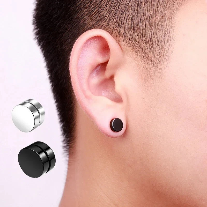 Magnetic Zircon Ear Studs