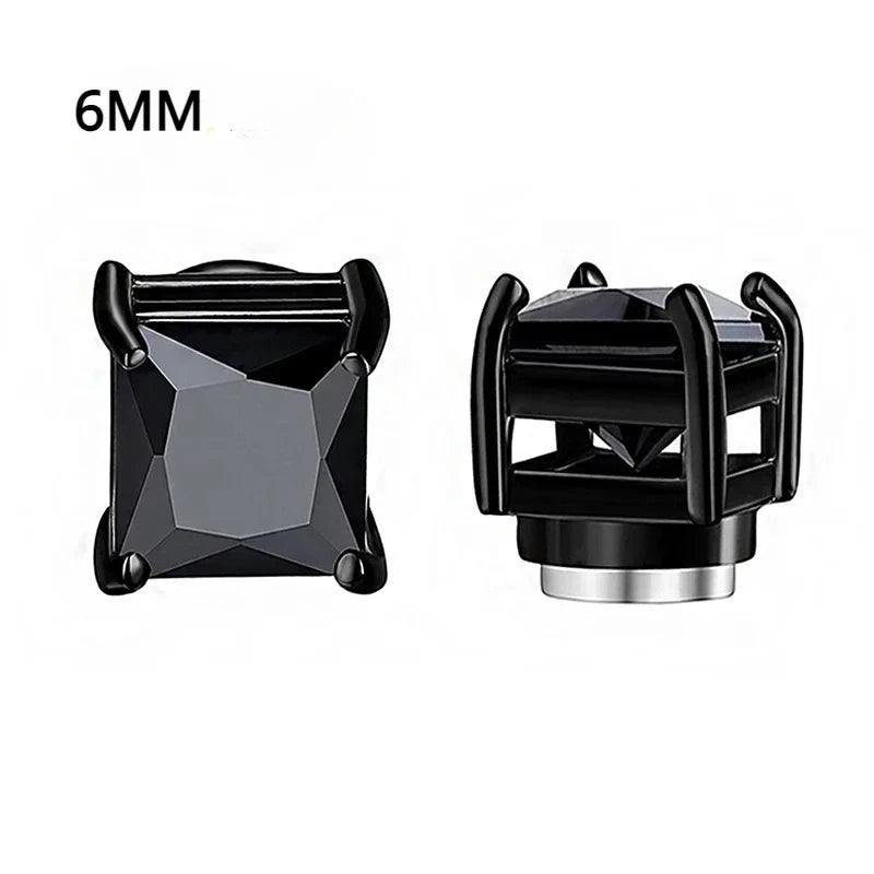 Magnetic Zircon Ear Studs