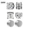 Magnetic Zircon Ear Studs