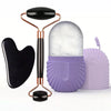 Facial Ice Roller Gua Sha Set